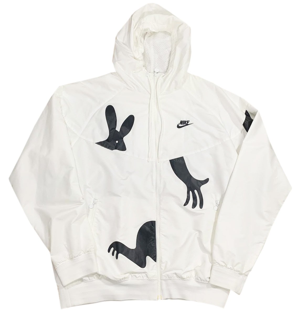 Nike x Parra The Running Man White/ Black Windbreaker Jacket (Size M) —  Roots